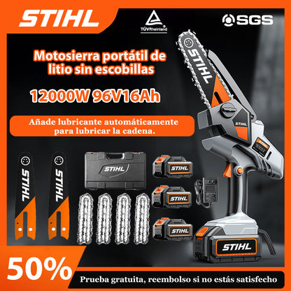 Motosierra portátil STIHL 12000W con batería de litio