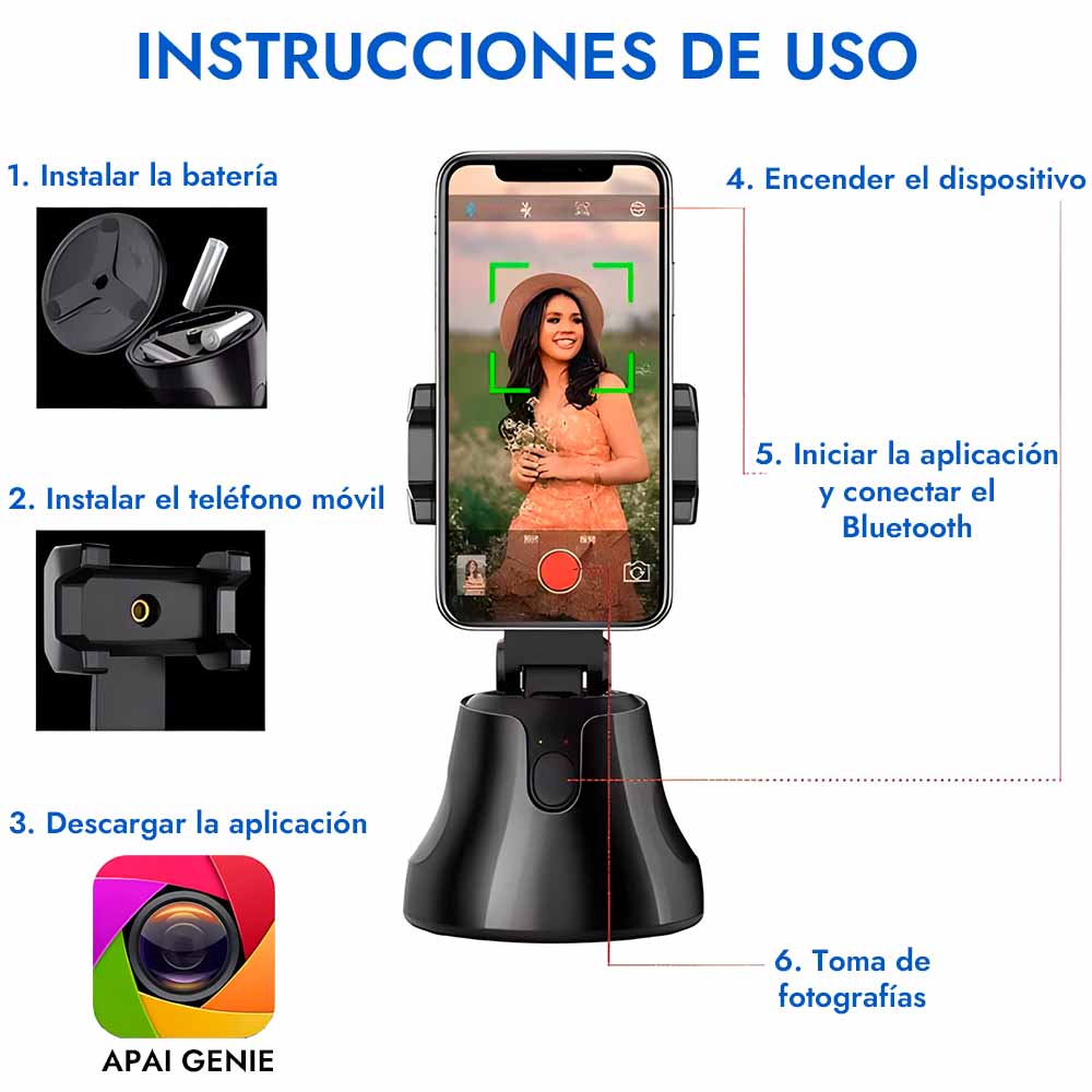 SelfiX Pro™ Trípode Smart 3D