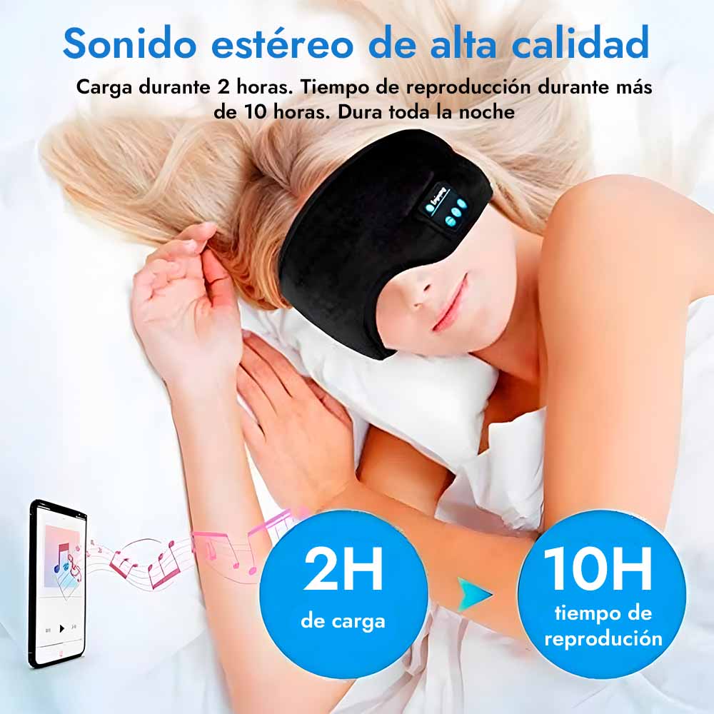 Snoozic™ Antifaz Bluetooth