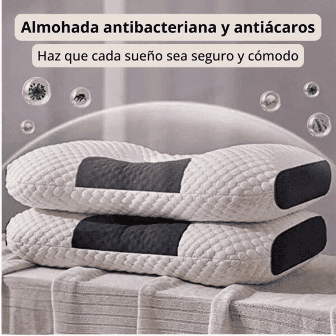 DELUXE ERGONOMIC PLUS Almohada Ortopedica 3d Con Alineación Cervical Perfecta- Promo 2x1